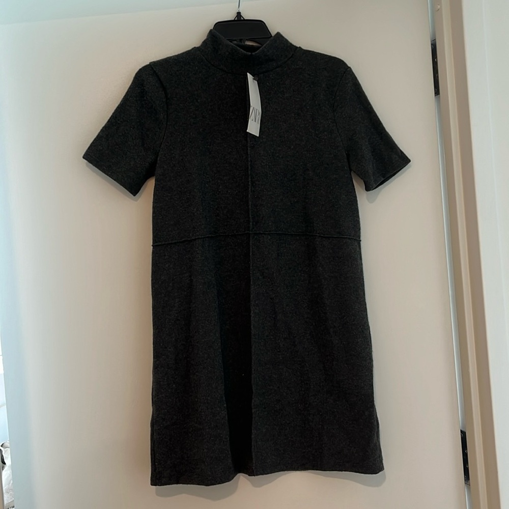 Zara Grey Shift Dress